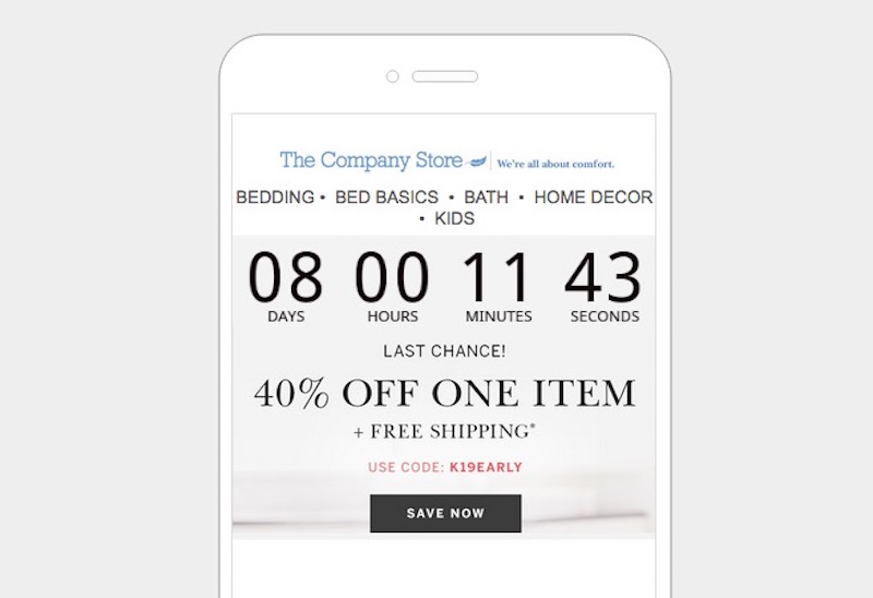 How to add a countdown timer in your email —